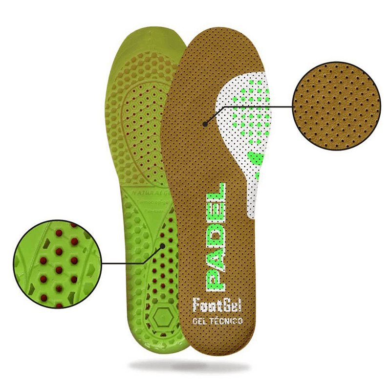 FOOTGEL Padelzooltjes - Padelgadgets.nl