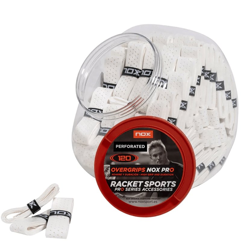 NOX Padel Overgrip PRO Wit (120) - Padelgadgets.nl